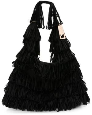 La Milanesa Capucine Medium Handbag - Black