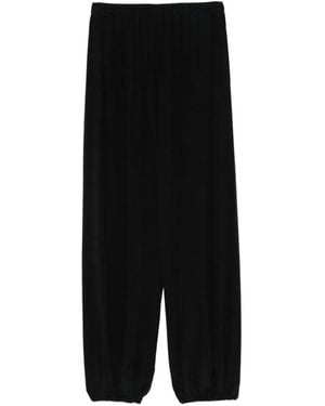 Alysi Silk Baloon Pants - Black