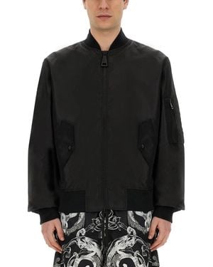 Versace Jeans Couture Technical Fabric Jacket - Black