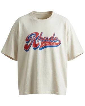 Rhude Pit Stop T-Shirt - White
