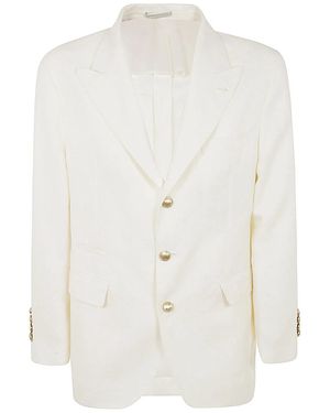 Brunello Cucinelli Suit Type Jacket - White