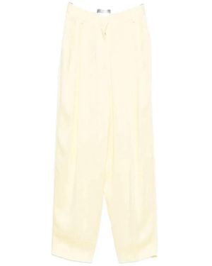 Fabiana Filippi Viscose Acetate Trousers - White