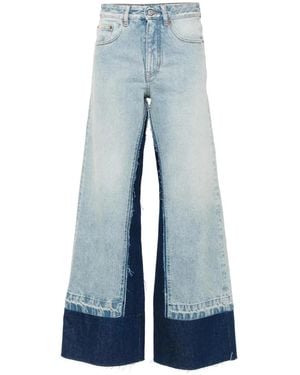 MM6 by Maison Margiela Trousers 5 Pockets - Blue
