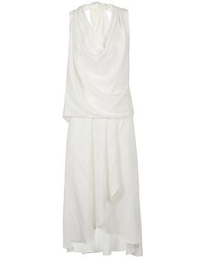 Silk95five Worth Ave Silk Short Dress - White