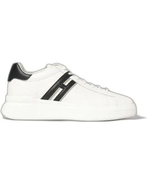 Hogan Calfskin Trainers - White