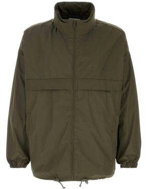 Saint Laurent Mock Collar Jacket - Green