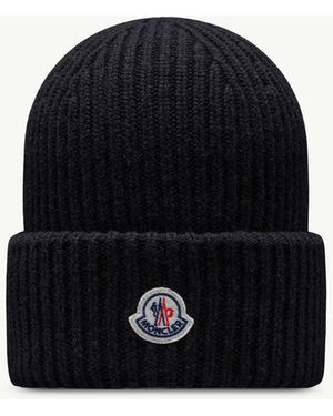 Moncler "Berretto" Tricot Hat - Black