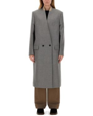Moschino Wool Coat - Gray