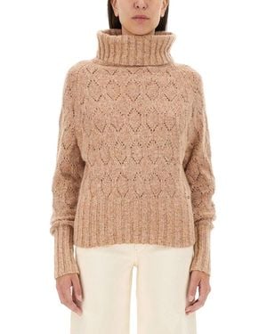 Kiton Turtleneck Jersey - Natural