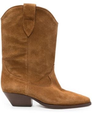Isabel Marant Duerto Leather Boots - Brown