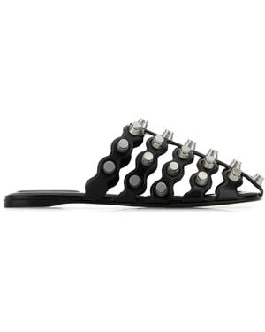 Alexander Wang Rexa Cage Slide - Black