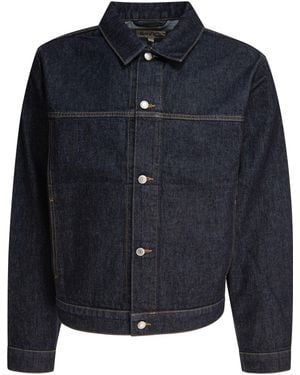 Stussy Rinsed Cotton Jacket - Blue