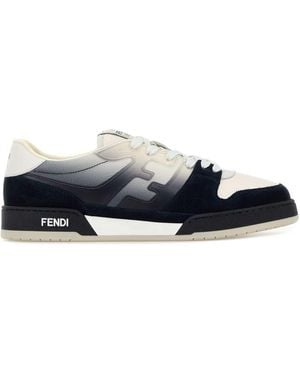 Fendi Logo Sneakers - White