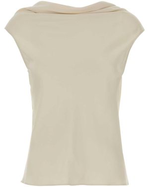 Alberta Ferretti Top - Natural