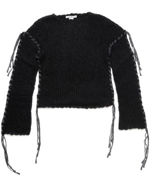 Acne Studios Drop-Shoulder Sweater - Black