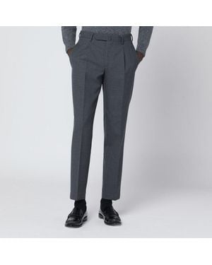 Santaniello Wool Pants - Blue