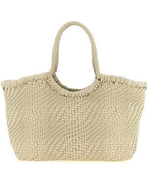 Dragon Diffusion 'Nantucket Optical' Shoulder Bag - Natural