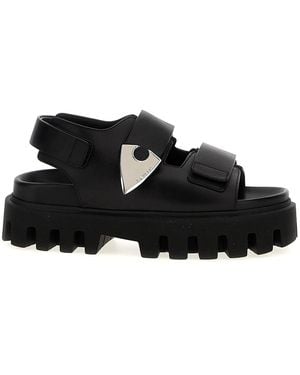 McQueen 'Parachute' Sandals - Black