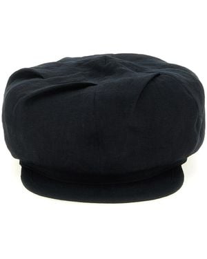 Yohji Yamamoto 'Tuck Casquette' Cap - Black