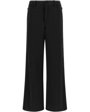DI.LA3 PARI' Button Trousers - Black