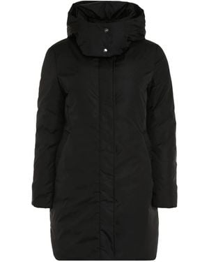 Add Hooded Down Jacket - Black