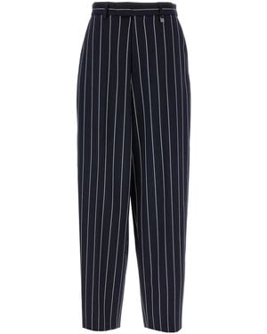 GIUSEPPE DI MORABITO Striped Trousers - Blue