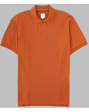 Paul Smith Polo Shirt Artist Stripe Cotton - Orange
