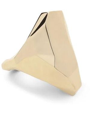 Lanvin Cubic Metal Brass Ring - Metallic