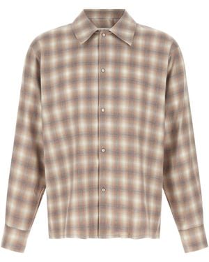 Second/Layer Check Dégradé Shirt - Natural