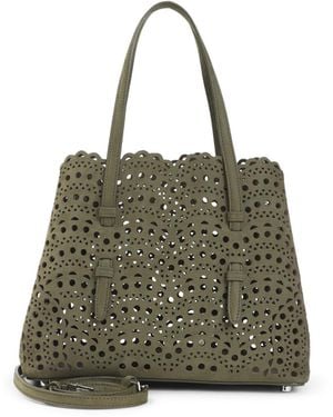 Alaïa Alaia Vert Camouflage Mina 25 Nabuck - Green