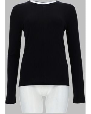 Max Mara T-Shirt A Maniche Lunghe - Black