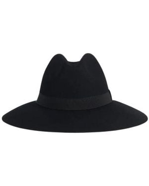 Fay Wool Felt Hat - Black