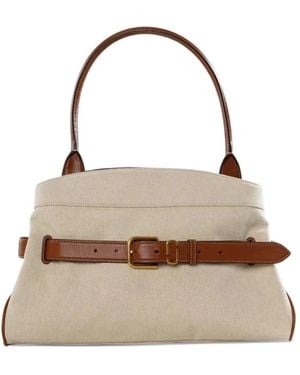 Marc Jacobs "The Satchel Dakota" Canvas Bag - Metallic