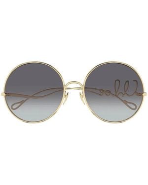 Chloé Metal Sunglasses - Gray