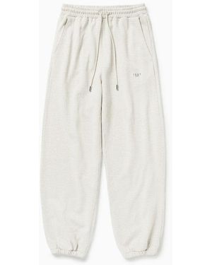 1989 STUDIO Jp Sweatpants Light Cream - White