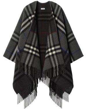 Burberry Wool Cashmere Cape - Black