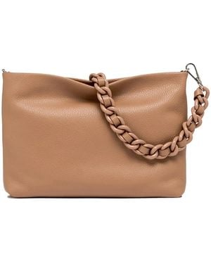 Gianni Chiarini Nude Neutrals Leather Handbag Brenda - Brown