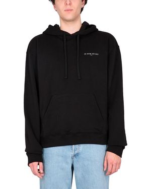 ih nom uh nit Sweatshirt With Print - Black