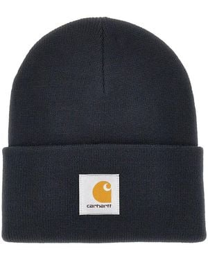 Carhartt Logo Patch Beanie - Blue