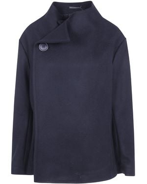 Yohji Yamamoto One Button Jacket - Blue