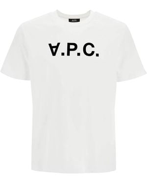 A.P.C. T-Shirt Con Logo - White