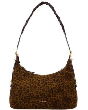 Vanessa Bruno Jess Pm Zip Shoulder Bag - Brown