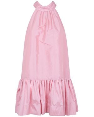 Jonathan Simkhai "Hope" Bow Tie Mini Dress - Pink