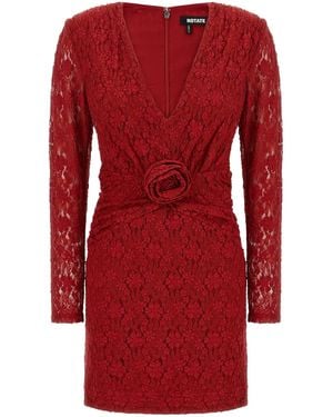 ROTATE BIRGER CHRISTENSEN Rotate Birger Christensen Lace Dress - Red