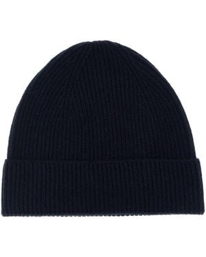 Ballantyne Cashmere Beanie - Blue