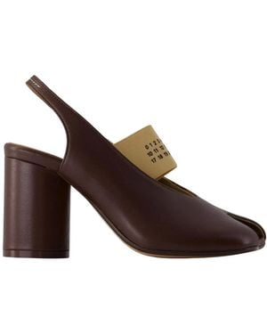 MM6 by Maison Margiela Anatomic Leather Sandals - Brown