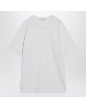 Givenchy Cotton T-Shirt With Logo Patch - White