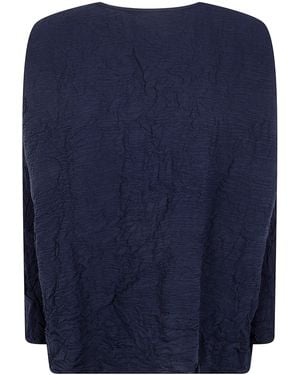 Daniela Gregis Round Neck Classic Shirt - Blue