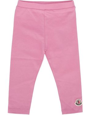 Moncler Jr Sweat Bottoms - Pink