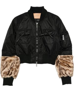 Jakke Polyamide Bomber Jacket - Black